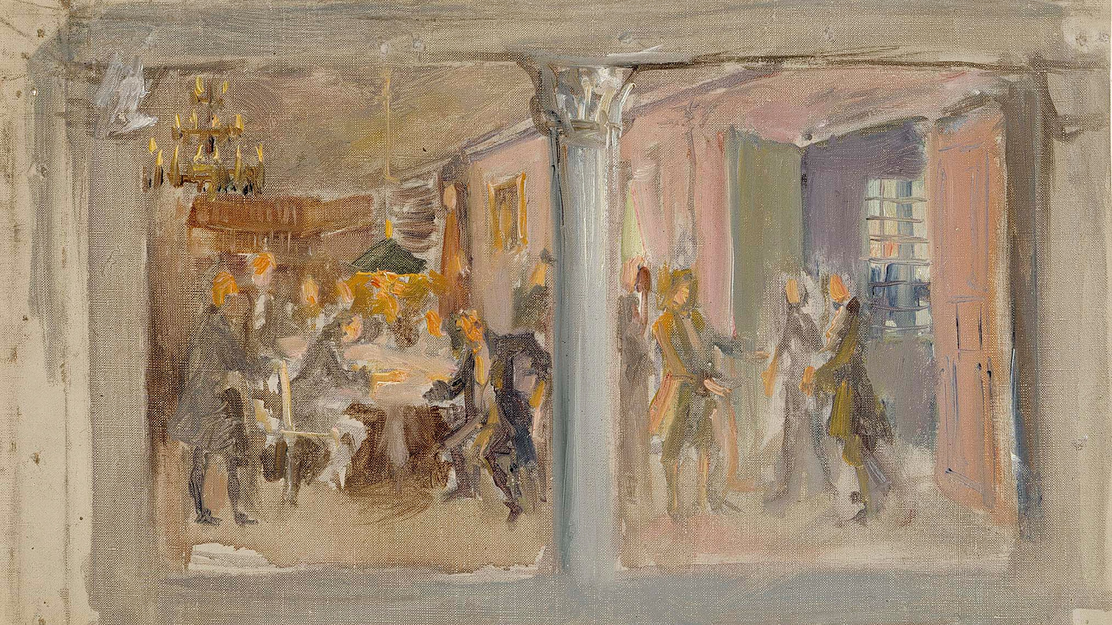 Candlelit Salon Study